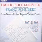 [중고] 쇼스타코비치 / 슈베르트의 첼로와 피아노를 위한 소나타 (hdcd100)