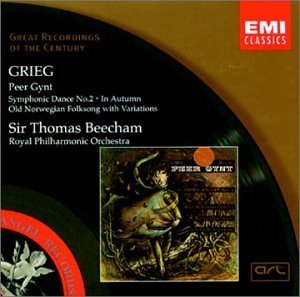 [중고] Thomas Beecham / Grieg : Peer Gynt, Symphonic Dance No. 2, In Autumn, Old Norwegian Folksong With Variations (수입/724356696624)