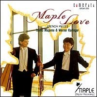 [중고] Isamu Magome &amp; Werner Karlinger / Maple Love~French Pieces (일본수입/32cm220)