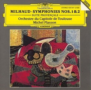 [중고] Michel Plasson / Milhaud : Symphonien Nr.1 &amp; 2, Suite Provencale (dg0991/4354372)