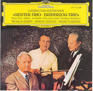 [중고] Kempff, Szeryng, Fournier / Beethoven : Piano Trio Op.70 -1 Ghost, Op.97 Archduke (dg0729/4297122)
