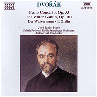 [중고] Antoni Wit / Dvorak : Piano Concerto, op. 33, The Water Goblin (수입/8550896)