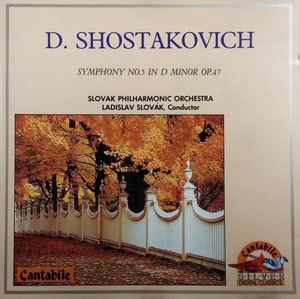[중고] Ladislav Slovak, Slovak Philharmonic Orchestra / Shostakovich : Symphony No.5 in D Minor Op.47 (sxcd5119)