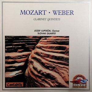 [중고] Jozef Luptacik, Slovak Quartet / Mozart, Weber : Clarinet Quintets (sxcd5122)