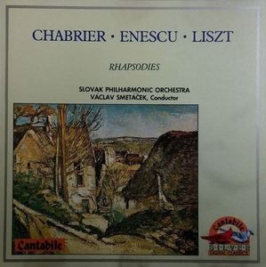 [중고] Vaclav Smetacek, Slovak Philharmonic Orchestra / Rhapsodies - Chabrier, Enescu, Liszt (sxcd5146)