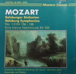 [중고] Alexander Von Pitamic / Mozart : Salzburg Symphonies (수입/cls4004)