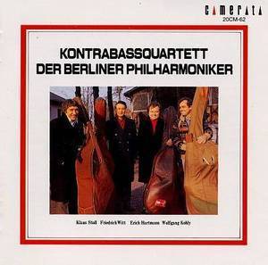[중고] Berlin Philharmonic Contrabass Quartet / Kontrabassquartett der Berliner Philharmoniker (일본수입/32cm62)