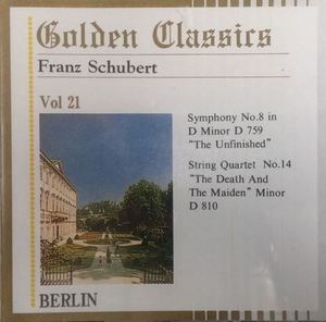 Zdenek Kosler, Caspar Da Salo Quartet / Golden Classics Vol.21 - Schubert : Symphony No.8, String Quartet No.14 (수입/미개봉/art521)