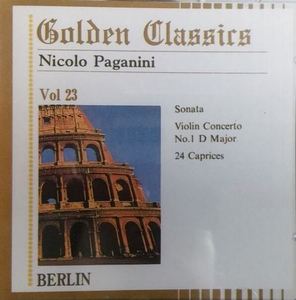 Ulrich Koch, Iwan Czerkow, Eugen Duvier / Golden Classics Vol.23 - Paganini : Sonata, Violin Concerto No.1, 24 Caprices (수입/미개봉/art523)