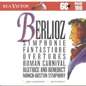 [중고] Charles Munch / Berlioz : Symphonie fantastique, Roman Carnival, Beatrice and Benedict (bmgcd9824)