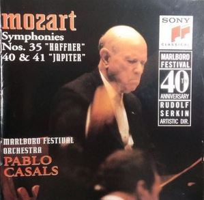 [중고] Pablo Casals / Marlbolo Music Festival - 40th Anniversary - Mozart : Sym. Nos.35, 40 &amp; 41 (cck7325/smk47294)