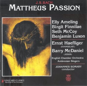 Johannes Somary / Bach : Matthew Passion - Highlights (미개봉/oovc5034)