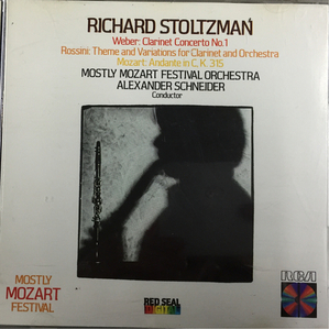 [중고] Richard Stoltzman, Alexander Schneider / Weber, Rossini, Mozart (수입/rcd14599)