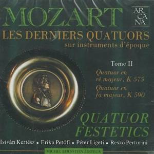[중고] Quartuor Festetics / Mozart : Les Derniers Quatuors (수입/942009)
