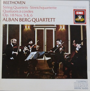 [중고] Alban Berg Quartett / Beethoven : String Quartets Op.18/5&amp;6 (수입/cdc7471292)