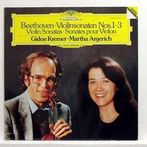 [중고] Martha Argerich, Gidon Kremer / Beethoven : Three Sonatas For Piano &amp; Violin Op.12 (수입/4151382)