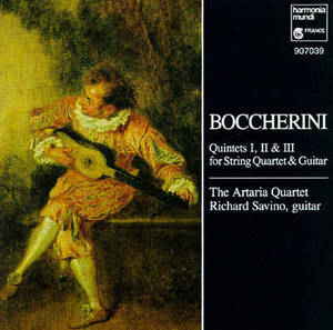 [중고] Artaria Quartet / Luigi Boccherini: Quintets I, II &amp; III for String Quartet &amp; Guitar (수입/hmu907039)
