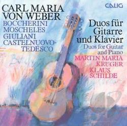 [중고] Martin Maria Kruger, Klaus Schilde / Weber : Duos fur Gitarre und Klavier (수입/cal50912)