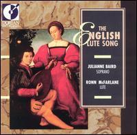 Julianne Baird, Ronn Mcfarlane / The English Lute Song (수입/dor90109)