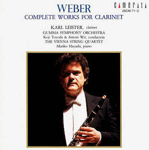 [중고] Karl Leister / Weber: Complete Works for Clarinet (2CD/일본수입/30cm71~72)