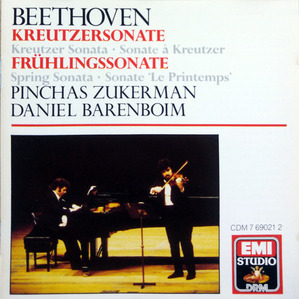 [중고] Pinchas Zukerman / Beethoven: Violin Sonata Kreutzer &amp; Spring (수입/cdm7690212)
