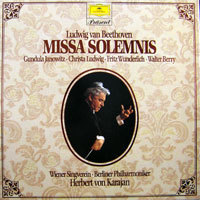 [중고] [LP] Herbert von Karajan - Wiener Singverein, Berliner Philharmoniker / Beethoven : Missa Soleminis (2LP, 수입, 410 535-1) - SW47