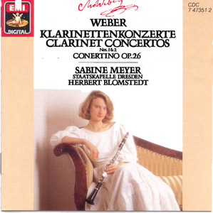 [중고] Sabine Meyer / Weber：Clarinet Concerto No.1 ＆ No.2,etc (수입/ksc20023)