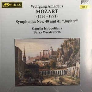 [중고] Caplla Istropolitana, Barry Wordsworth / Mozart : Symphony Nos. 40 And 41 &quot;Jupiter&quot; (수입/om019)