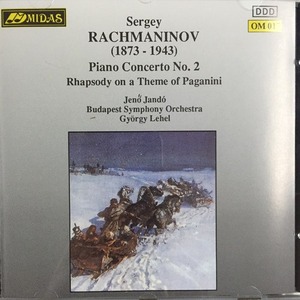 [중고] Jeno Jando, Budapest Symphony Orchestra, Gyorgy Lehel / Rachmaninov : Piano Concerto No. 2, Rhapsody On A Theme Of Paganini (수입/om017)