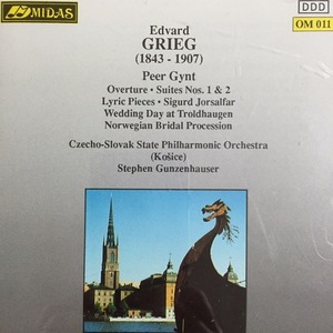 [중고] Czecho-Slovakia Radio Symphony Orchestra / Grieg : Peer Gynt, Lyric Pieces, Sigurd Jorsalfar (수입/om011)