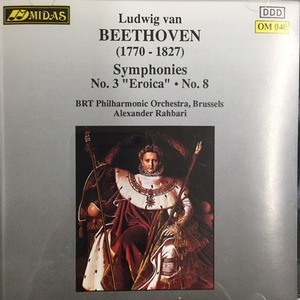 [중고] BRT Philharmonic Orchestra, Alexander Rahbari / Beethoven : Symphonies No.3 &quot;Eroica&quot;, No.8 (수입/om040)