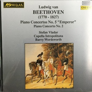 [중고] Stefan Vladar, Capella Istropolitana, Barry Wordsworth / Beethoven : Piano Concertos No.5 &quot;Emperor&quot;, Piano Concerto No.2 (수입/om039)