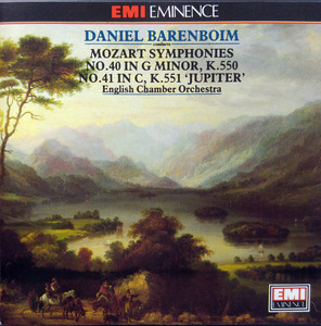 [중고] Daniel Barenboim / Mozart Symphonies No.40 &amp; No.41 &quot;jupiter&quot; (cdemx2074)