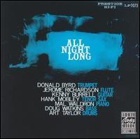 [중고] Donald Byrd, Kenny Burrell / All Night Long (수입)