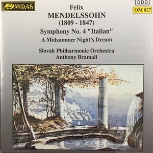 [중고] Slovak Philharmonic Orchestra, Anthony Bramall / Mendelssohn : Symphonoy No.4 &quot;Italian&quot; (수입/om027)