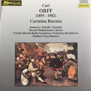 [중고] Eva Jenisova, Ivan Kusnjer / Orff : Carmina Burana (수입/om026)