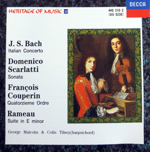 [중고] Bach, Scarlatti, Couperin, Rameau / Heritage Of Music 10 (4405102)