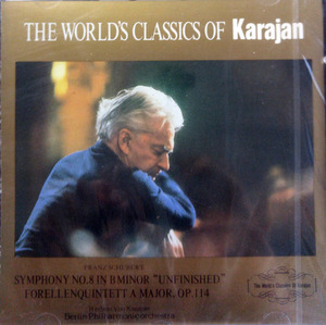 Karajan / Schubert Symphony No.8 In B Minor, D 759 &quot; Unfinished&quot; - The World&#039;s Classics Of Karajan 29 (일본수입/미개봉/urc0029)