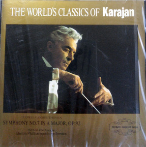 Karajan / Beethoven Symphony No.7 In A Major, Op.92 - The World&#039;s Classics Of Karajan 7 (일본수입/미개봉/urc0007)