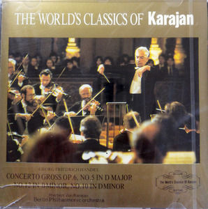 Karajan / Handel concerto Gross Op.6, No.5 In D Major - The World&#039;s Classics Of Karajan 2 (일본수입/미개봉/urc0002)
