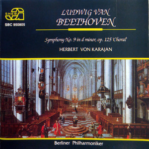 [중고] Herbert Von Karajan / Beethoven Symphono No.9 &#039;Choral&#039; (sbc950805)