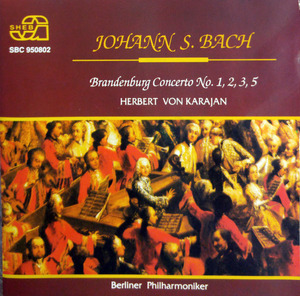 [중고] Herbert Von Karajan / Bach Brandenburg No.1,2,3,5 (sbc950802)