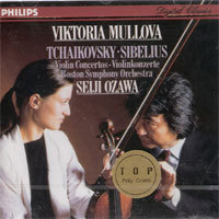 Vikotria Mullova, Seiji Ozawa / Tchaikovsky, Sibelius : Violin Concertos (홍보용/미개봉/dp1732)