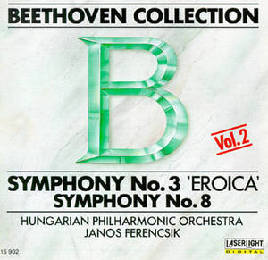 Janos Ferencsik / Beethoven: Symphonies Nos. 3 &quot;Eroica&quot; &amp; 8 (수입/미개봉/15902)