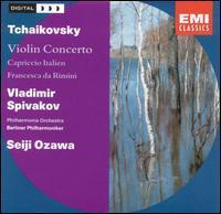 [중고] Spivakov, Ozawa / Tchaikovsky : Violin Concerto, Capriccio Italien, Francesca da Rimini (수입/724348332622)