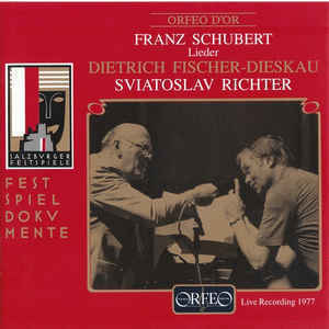 [중고] Dietrich Fischer-Dieskau, Sviatoslav Richter / Franz Schubert - Ausgewahlte Lieder (수입/c334931b)