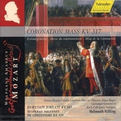 [중고] Helmuth Rilling / Mozart : Coronation Mass KV317 (수입/cd98395)