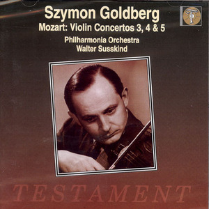 [중고] Szymon Goldberg / Mozart Violin Concertos No3.4.5 (수입/sbt1028)