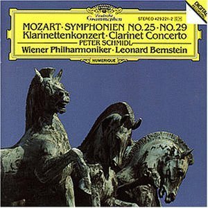 [중고] Leonard Bernstein / Mozart : Symphonies Nos.25, 29 , Clarinet Concertos K.622 (수입/4292212)