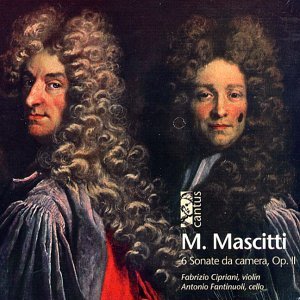 [중고] Fabrizio Cipriani, Antonio Fantinuoli / Mascitti : 6 Sonatae Da Camera Op. 2 (수입/c9610)